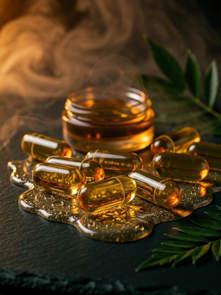 Men's vitamin complex texture